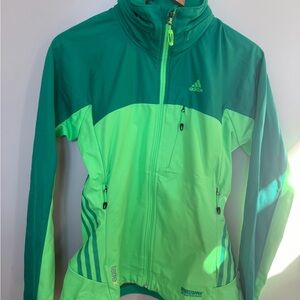 Rare Adidas Green Windbreaker Jacket